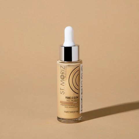 Сироватка-автобронзат для обличчя з ефектом шимеру St Moriz Professional Prime&Glow Serum 25 мл NC002403 фото