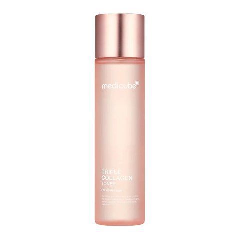 Зволожувальний тонер з колагеном та гіалуроновою кислотою Medicube Triple Collagen Toner, 140 мл NC003215 фото