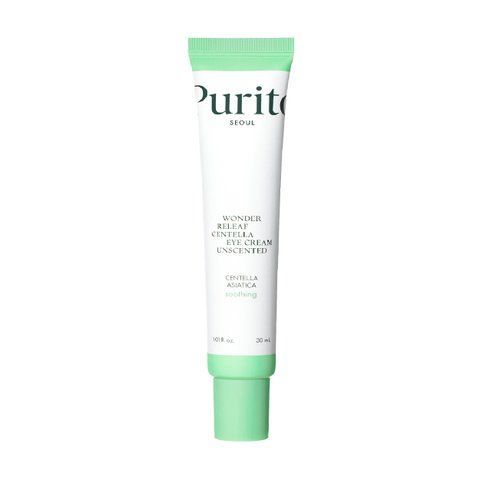 Крем для повік з центеллою та пептидами без ефірних олій Purito Seoul Wonder Releaf Centella Eye Cream Unscented 30 ml NC002368 фото