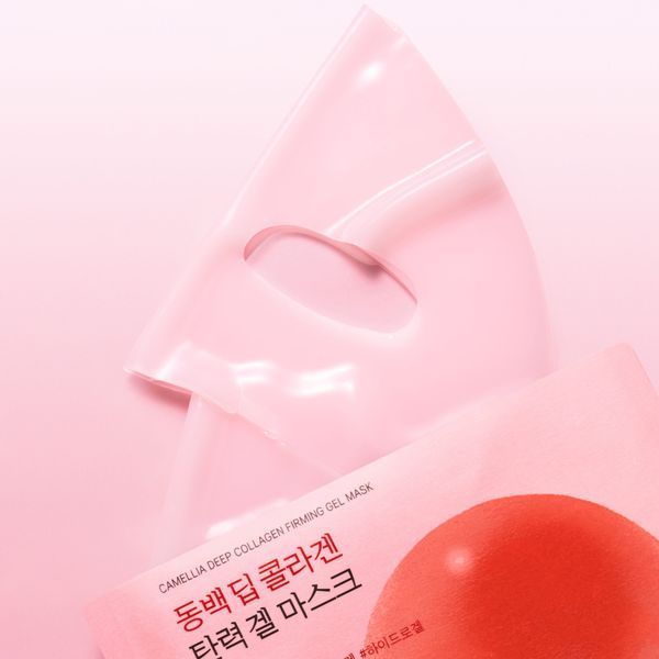 Гелева маска з колагеном ROUND LAB Camellia Deep Collagen Firming Gel Mask, 34 ml NC003379 фото