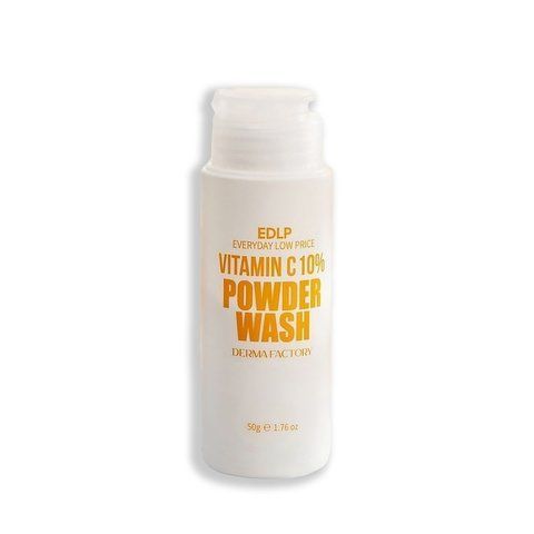 Ензимна пудра з освітлюючим та освіжаючим ефектом Derma Factory Vitamin C 10% Powder Wash, 50 г NC003178 фото
