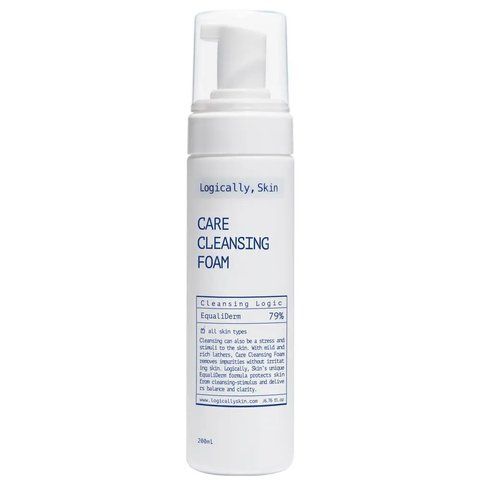 М&rsquo;яка очищувальна пінка для вмивання Logically, Skin Care Cleansing Foam, 200 мл NC001806 фото