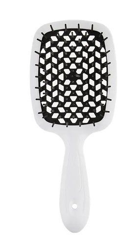 Гребінець для волосся Janeke Superbrush small Білий із чорним NC000639 фото