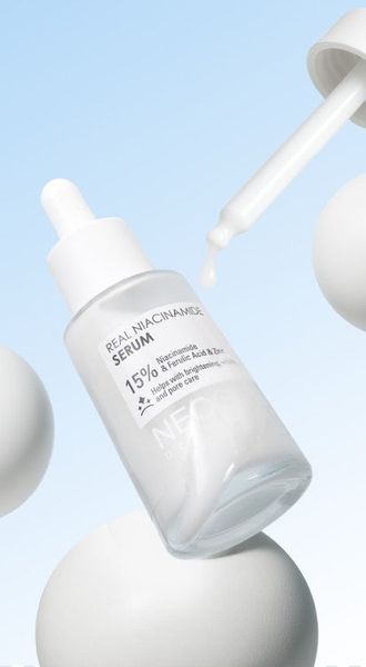 Багатофункціональна освітлювальна сироватка з 15% ніацинаміду NEOGEN Real Niacinamide 15% Firming Serum, 30 мл NC004612 фото