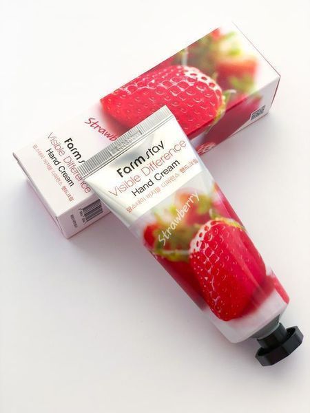 Крем для рук з полуницею FARMSTAY Visible Difference Hand Cream Strawberry, 100 мл NC000358 фото