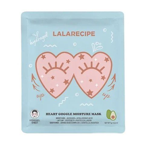 Зволожуюча гідрогелева маска для шкіри навколо очей LALARECIPE Heart Goggle Moisture Mask, 7 г NC003297 фото