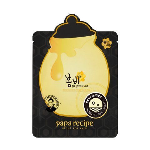 Очищувальна тканинна маска з екстрактом меду Papa Recipe Bombee Black Honey Mask 25 g NC002158 фото