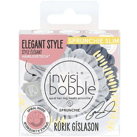 Резинка-браслет для волосся invisibobble SPRUNCHIE SLIM Rurik Gislason Feeling Greyt NC001035 фото