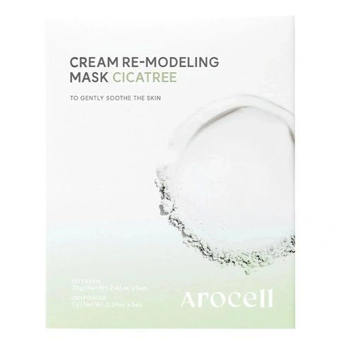 Заспокійлива альгінатна маска з центелою та чайним деревом Arocell Cream Remodeling Mask Cicatree, 5 шт NC004529 фото