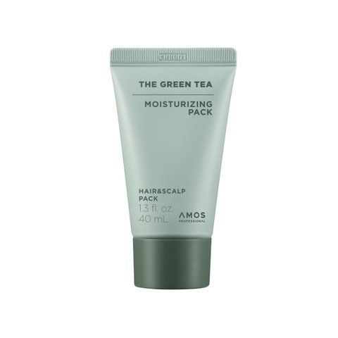 Зволожувальна маска для волосся AMOS Professional The Green Tea Moisturizing Pack, 40 мл NC004650 фото