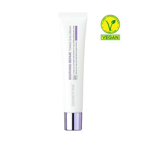 Тонізуючий сонцезахисний крем DermАfirm Soothing Repair Toning Sun Cream R4, 40 г NC002750 фото
