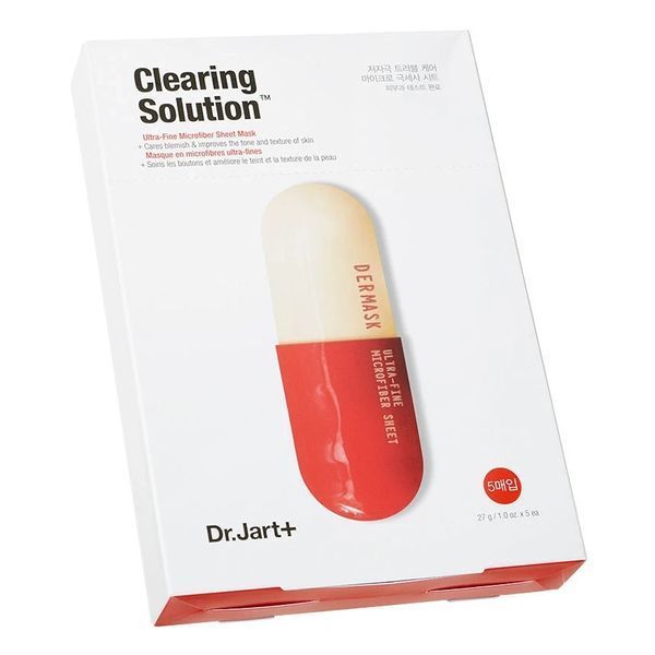 Тканинна маска очищуюча для проблемної шкіри Dr.Jart+ Clearing Solution, 28мл NC000028 фото