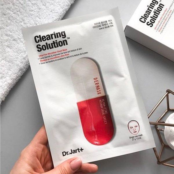 Тканинна маска очищуюча для проблемної шкіри Dr.Jart+ Clearing Solution, 28мл NC000028 фото
