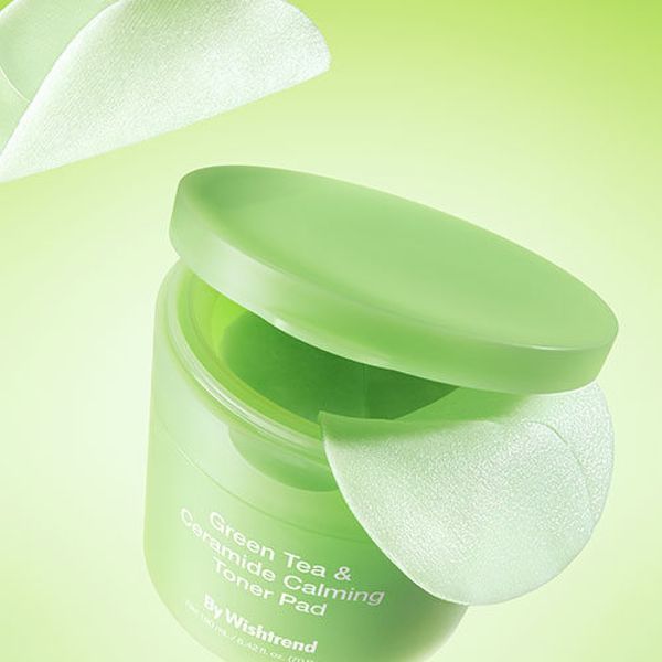 Заспокійливі тонер-пади BY WISHTREND Green Tea & Ceramide Calming Toner Pad, 70 шт NC003925 фото
