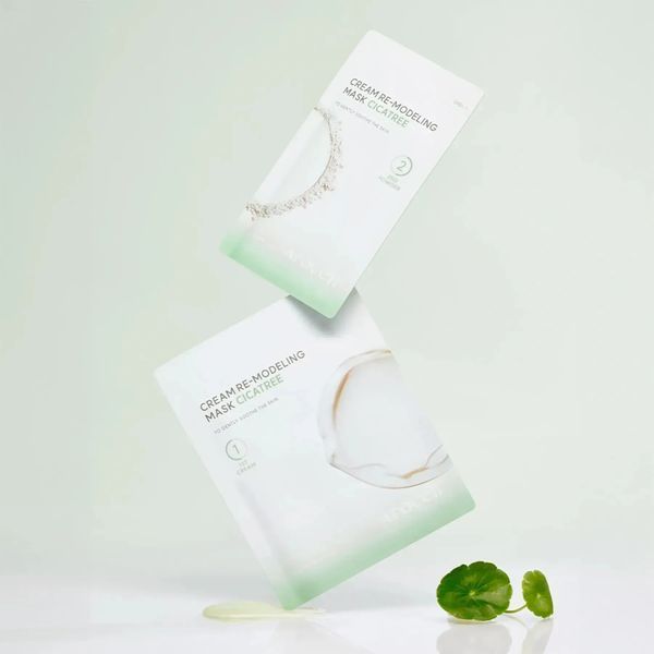 Заспокійлива альгінатна маска з центелою та чайним деревом Arocell Cream Remodeling Mask Cicatree, 5 шт NC004529 фото