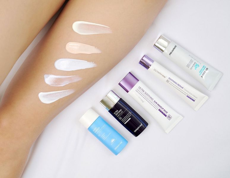 Тонізуючий сонцезахисний крем DermАfirm Soothing Repair Toning Sun Cream R4, 40 г NC002750 фото