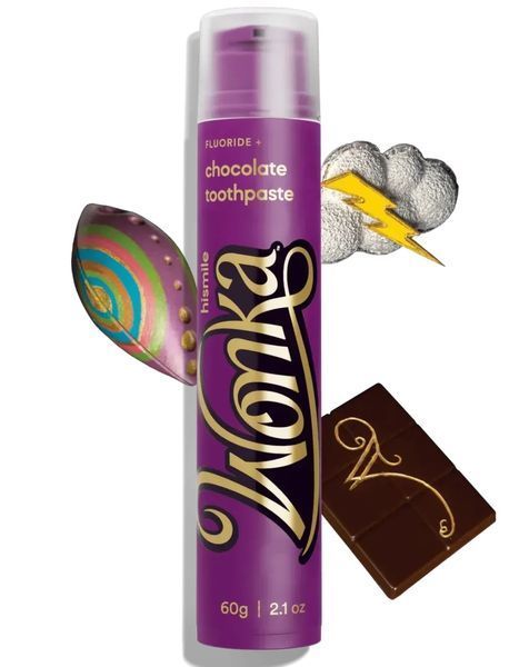Зубна паста зі смаком шоколаду Hismile Wonka Chocolate Toothpaste, 60 г NC003887 фото