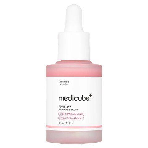Відновлювальна сироватка з полінуклеотидами та пептидами Medicube PDRN Pink Peptide Serum, 30 мл NC003217 фото