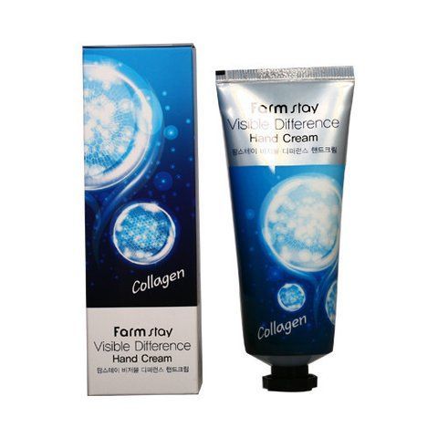 Крем для рук з колагеном Farmstay Visible Difference Collagen Hand Cream 100 ml NC000359 фото