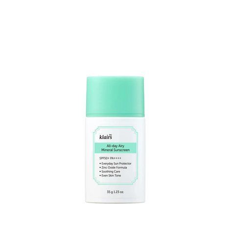 М&rsquo;який мінеральний сонцезахисний крем DEAR KLAIRS All-day Airy Mineral Sunscreen, 35 мл NC003533 фото