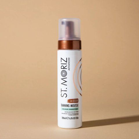 Автобронзат-мус для середньої шкіри St Moriz Advanced Colour Correcting Mousse Medium 200ml NC002406 фото