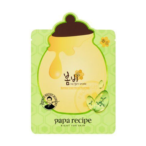 Заспокійлива тканинна маска з екстрактом меду Papa Recipe Bombee Green Honey Mask 25 g NC002159 фото