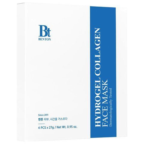 Гідрогелева маска з колагеном для зволоження шкіри обличчя Benton Hydrogel Collagen Face Mask, 4 шт NC003564 фото