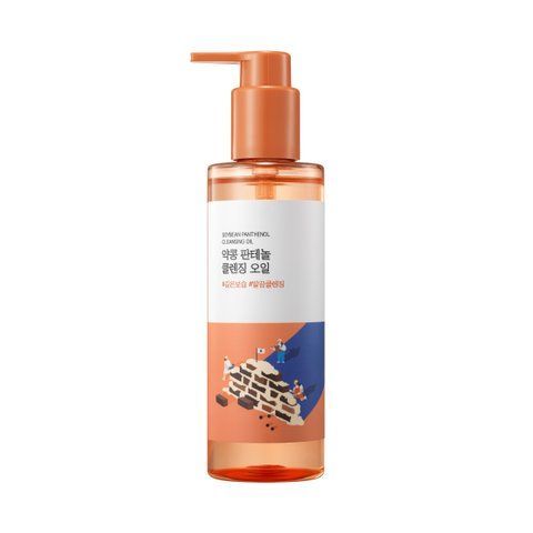 Гідрофільна олія з екстрактом соєвих бобів та пантенолом ROUND LAB Soybean Panthenol Cleansing Oil, 200 мл NC003808 фото