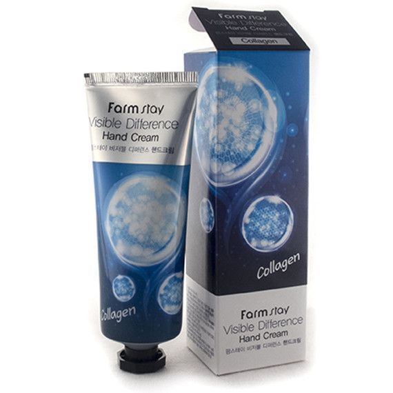 Крем для рук з колагеном Farmstay Visible Difference Collagen Hand Cream 100 ml NC000359 фото
