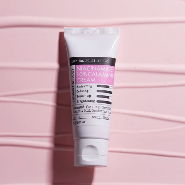 Протизапальний та себорегулюючий крем Derma Factory Niacinamide 10% Calamine Cream, 30 г NC004194 фото