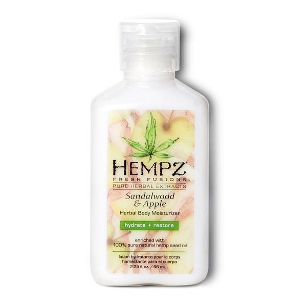 Молочко для тіла "Сандал-Яблуко" HEMPZ 66мл NC000841 фото