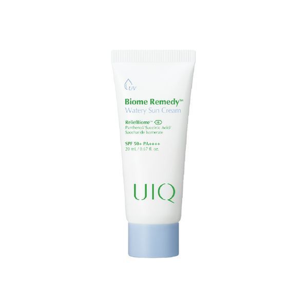 Зволожувальний сонцезахисний крем UIQ Biome Remedy™ Watery Sun Cream SPF 50+ PA++++, 20 мл NC004530 фото Зволожувальний сонцезахисний крем UIQ Biome Remedy™ Watery Sun Cream SPF 50+ PA++++, 20 мл NC004530 фото