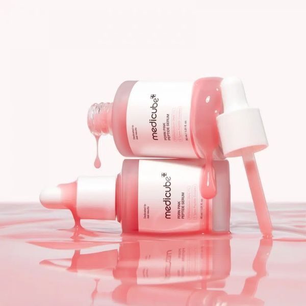 Відновлювальна сироватка з полінуклеотидами та пептидами Medicube PDRN Pink Peptide Serum, 30 мл NC003217 фото