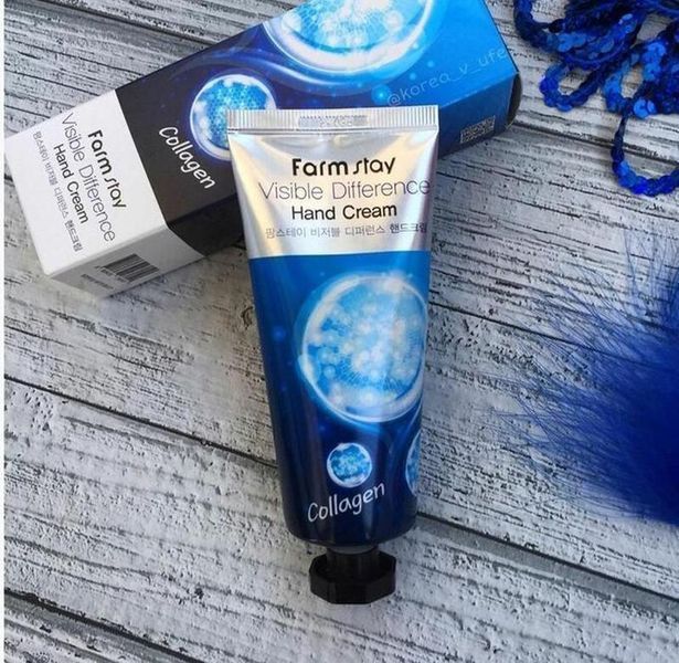 Крем для рук з колагеном Farmstay Visible Difference Collagen Hand Cream 100 ml NC000359 фото