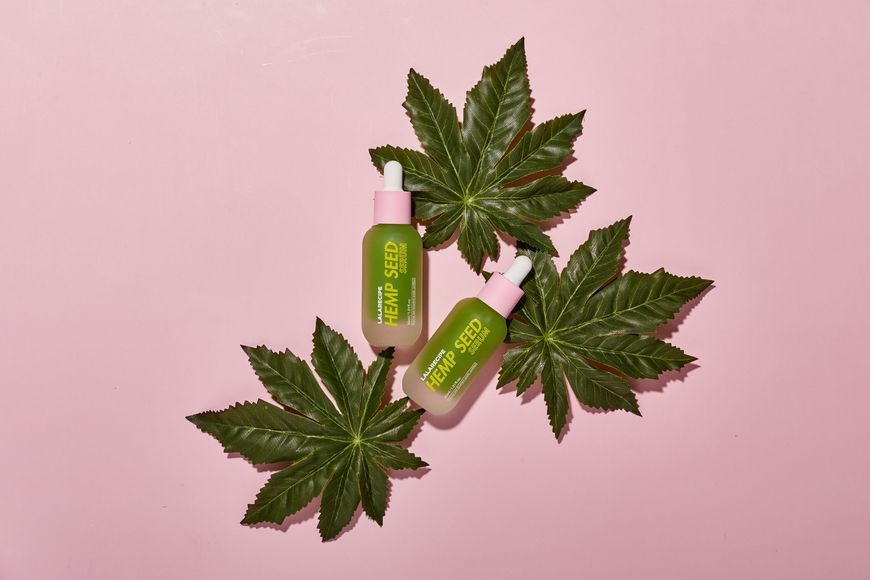 Заспокійлива сироватка для обличчя з екстрактом насіння коноплі LALARECIPE Hemp Seed Serum, 30 мл NC003298 фото