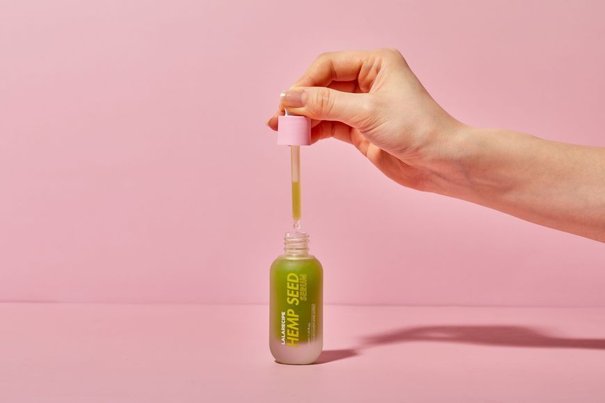 Заспокійлива сироватка для обличчя з екстрактом насіння коноплі LALARECIPE Hemp Seed Serum, 30 мл NC003298 фото