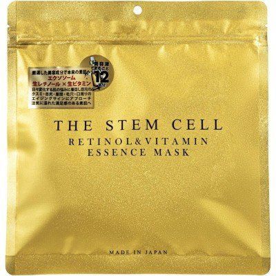 Тканинна маска з вітаміном С та ретинолом Kor Japan The Stem Cell Retinol & Vitamin Essence Mask, 30 шт NC004485 фото