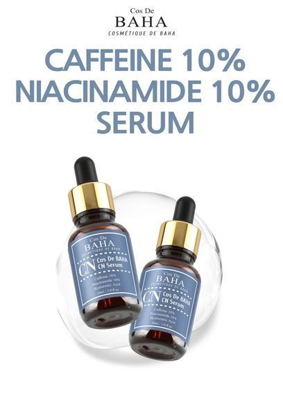 Сироватка для обличчя з 10% кофеїну, 10% ніацинамідом та гіалуроновою кислотою Cos de Baha 10% Caffeine 10% Niacinamide Hyaluronic Acid Face Serum, 30ml NC003849 фото
