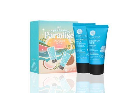 Дорожній набір для волосся з олією кокосу Luseta Beauty Coconut Milk Travel Set Duo, 2&times;30 мл NC002879 фото