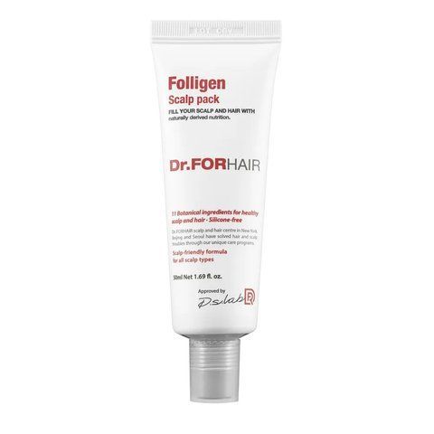 Оздоровлююча маска для шкіри голови Dr.FORHAIR Folligen Scalp Pack, 50мл NC001162 фото