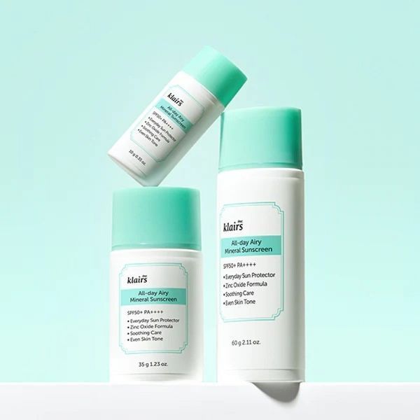 М&rsquo;який мінеральний сонцезахисний крем DEAR KLAIRS All-day Airy Mineral Sunscreen, 10 мл NC003534 фото