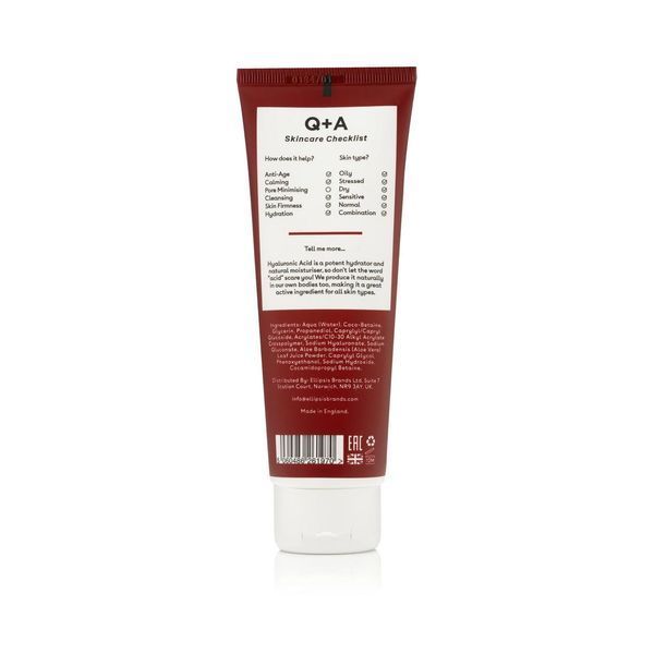 Гель для вмивання з гіалуроновою кислотою Q+A Hyaluronic Acid Cleansing Gel, 125 мл NC000180 фото