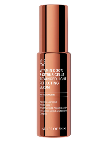 Сироватка з вітаміном С та клітинами цитрусу Allies of Skin Vitamin C 20% & Citrus Cells Advanced Firm & Glow Serum, 30 мл NC004285 фото
