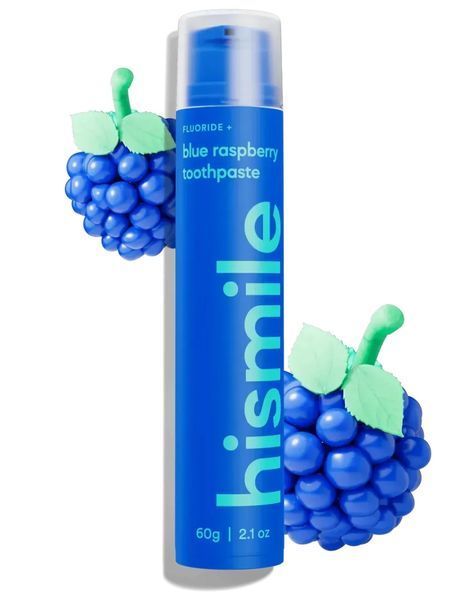 Зубна паста зі смаком блакитної малини Hismile Blue Raspberry Toothpaste, 60 г NC003889 фото
