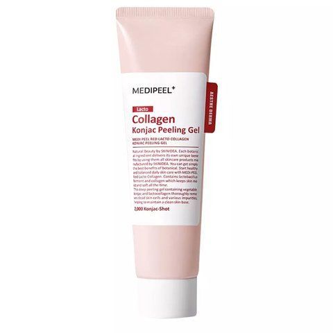 Пілінг-скатка для обличчя Medi-Peel Red Lacto Collagen Konjac Peeling Gel, 95ml NC002710 фото