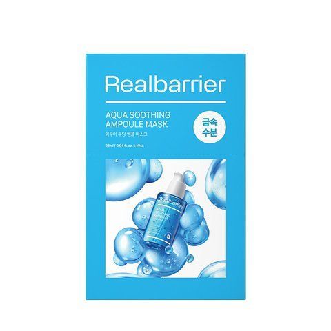 Маска тканинна заспокійлива Real Barrier Aqua Soothing Ampoule Mask, 28ml NC003772 фото