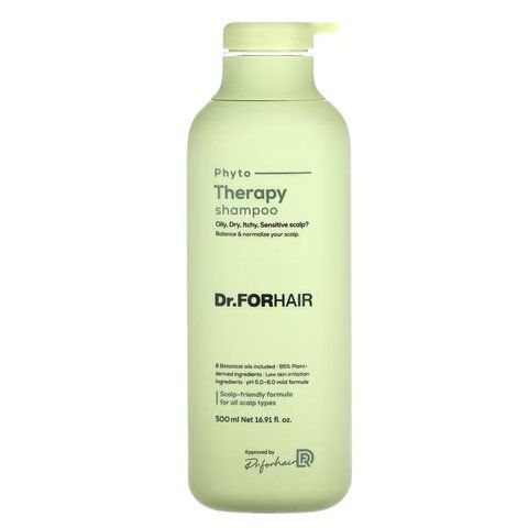 Фітотерапевтичний шампунь для чутливої шкіри голови Dr.FORHAIR Phyto Therapy Shampoo, 500мл NC001233 фото