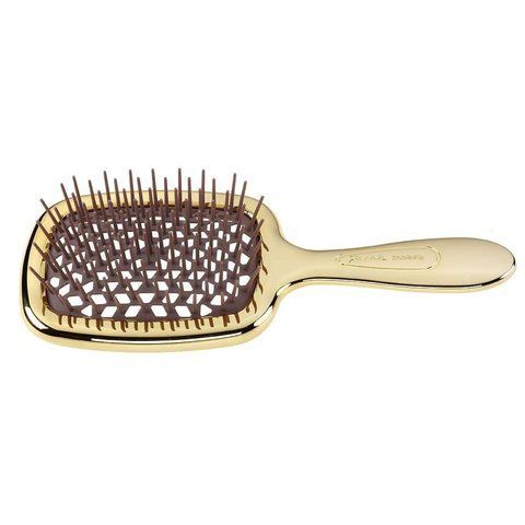 Гребінець для волосся Janeke Superbrush LUX золотистий з коричневим NC004046 фото