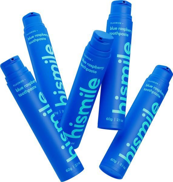 Зубна паста зі смаком блакитної малини Hismile Blue Raspberry Toothpaste, 60 г NC003889 фото