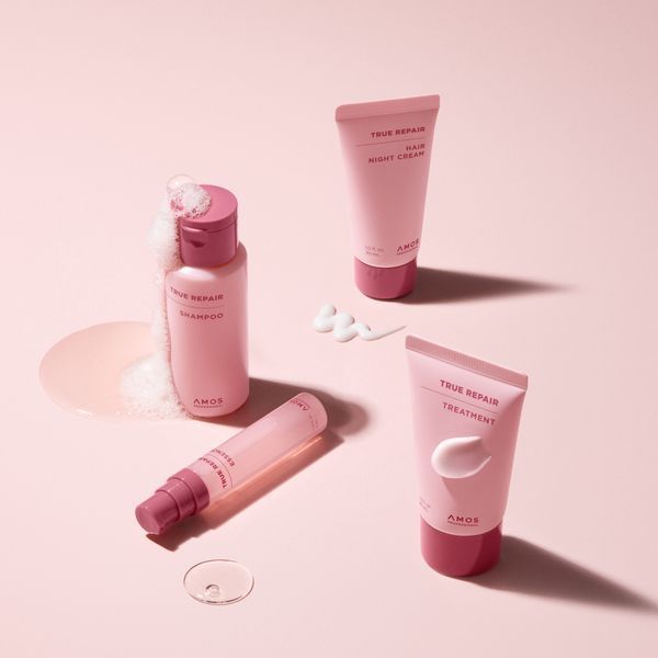 Набір мініатюр продуктів для сухого та пошкодженого волосся AMOS Professional True Repair Trial Kit, 60 мл + 40 мл + 10 мл + 30 мл NC004653 фото